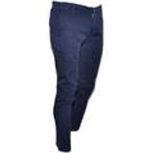 Pantaloni Pantalone moda uomo cobalto cotone chino elastico colori va - Malu Shoes - Modalova