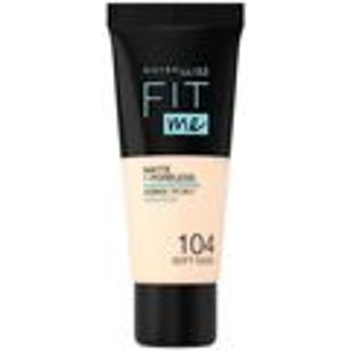 Fondotinta & primer Fit Me! Foundation Matte+poreless 104-soft Ivory - Maybelline New York - Modalova