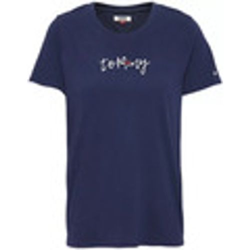 T-shirt Flag on script tee - Tommy Jeans - Modalova