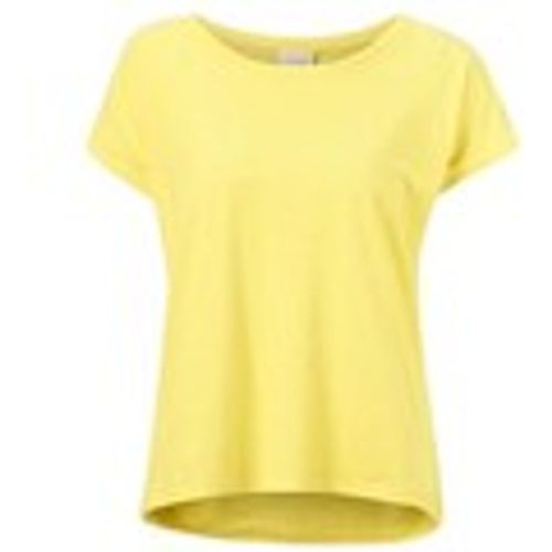 Felpa Dreamers T-Shirt - Yellow Iris - Vila - Modalova