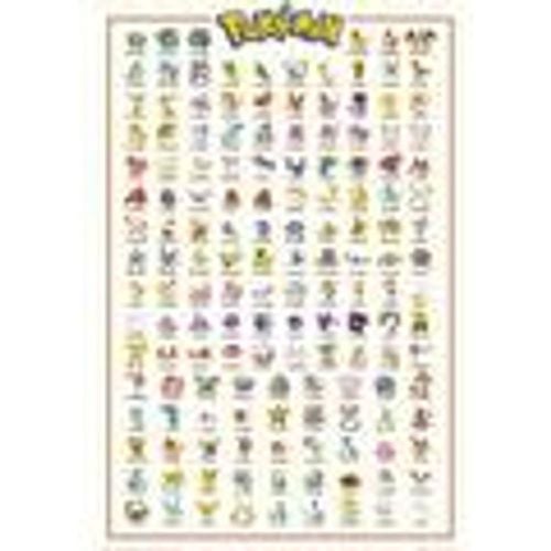 Poster Pokemon TA4009 - Pokemon - Modalova