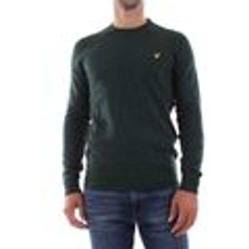 Maglione KN400VC CREW NECK COTTON MERINO-W486 - DARK GREEN - Lyle & Scott - Modalova