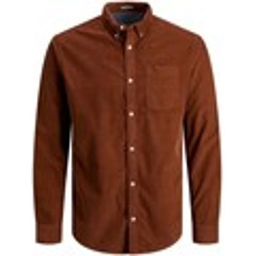 Camicia a maniche lunghe 12196529 CORD SHIRT-SEQUOIA - jack & jones - Modalova