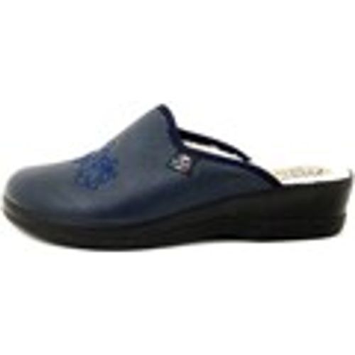 Pantofole Pantofole Donna in Eco Pelle, Fodera Lana-63Q53 - Fly Flot - Modalova