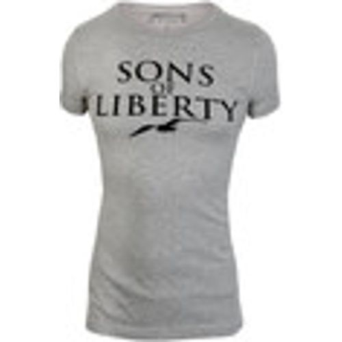 T-shirt T-Shirt Libertalia-Républic Sons of Liberty Gris - Libertalian-Républic - Modalova