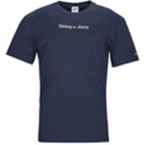 T-shirt TJM CLASSIC LINEAR LOGO TEE - Tommy Jeans - Modalova