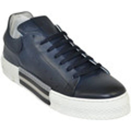 Sneakers Custom 511 sneakers bicolore uomo in vera di nappa navy con - Malu Shoes - Modalova