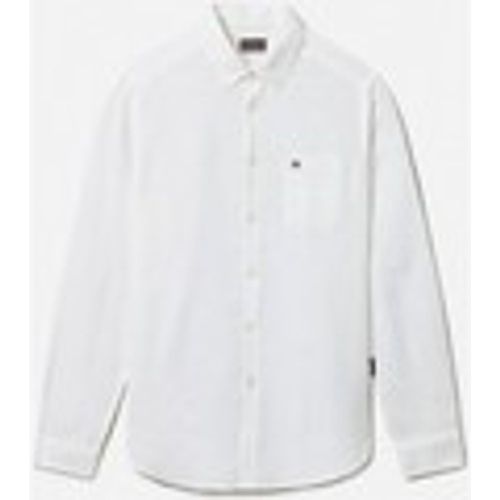 Camicia a maniche lunghe G-CRETON NP0A4G2Z-002 BRIGHT WHITE - Napapijri - Modalova