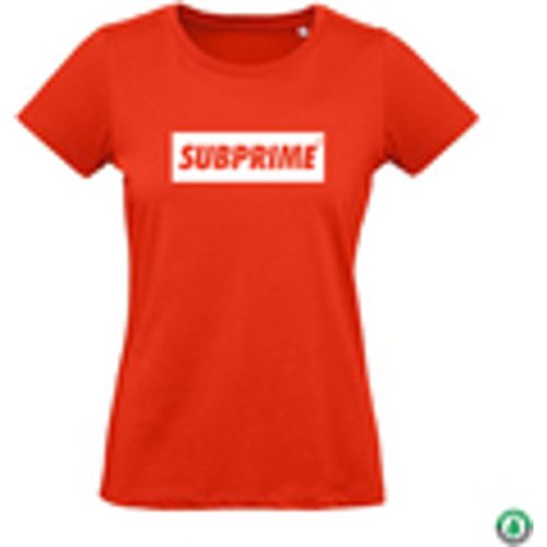 T-shirt Wmn Tee Block Rood - Subprime - Modalova