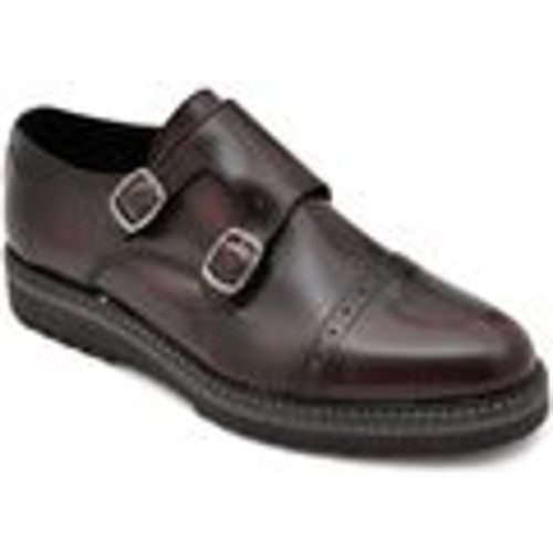 Classiche basse Scarpe doppia fibbia uomo classico sportivo in vera pelle lisci - Malu Shoes - Modalova