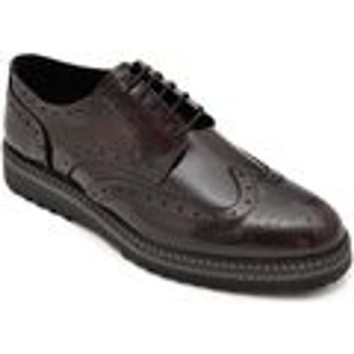 Scarpe Scarpe stringate uomo francesina con ricamo in vera pelle lisci - Malu Shoes - Modalova