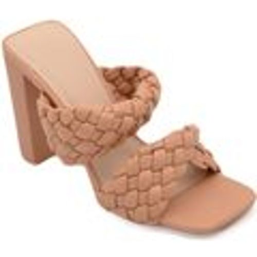 Sandali Sandalo donna nude carne mules sabot con tacco largo comodo 12 - Malu Shoes - Modalova