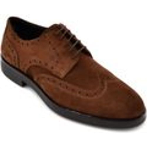 Scarpe Scarpe uomo stringate decorate cuoio in vera pelle morbida scam - Malu Shoes - Modalova