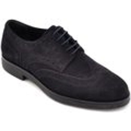 Scarpe Scarpe uomo stringate decorate in vera pelle morbida scamos - Malu Shoes - Modalova