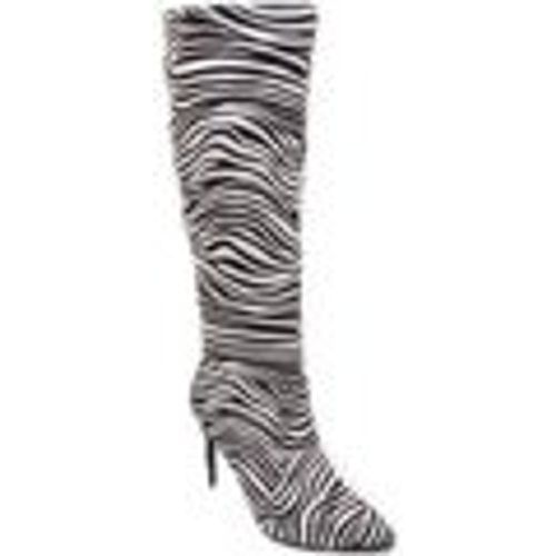 Stivali Stivale alto donna in camoscio effetto zebrato con tacco a spil - Malu Shoes - Modalova