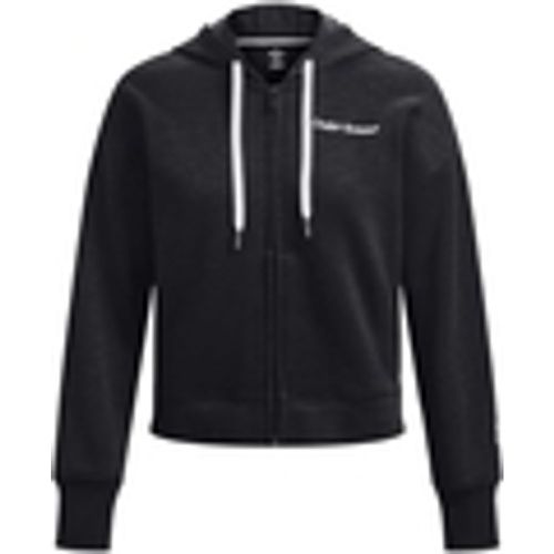 Giacca Sportiva Essential Fleece Script FZ Hoodie - Under Armour - Modalova