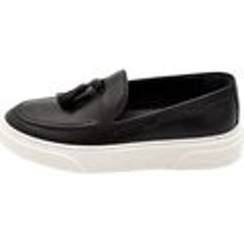 Scarpe Mocassini uomo slip on classico sportivo in vera pelle abrasiva - Malu Shoes - Modalova