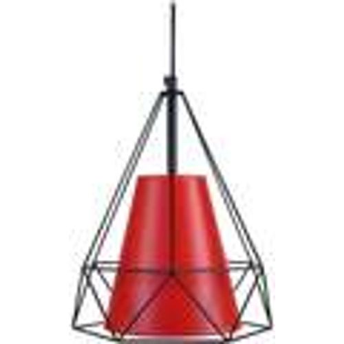 Lampadari, sospensioni e plafoniere Lampada a sospensione tondo metallo e rosso - Tosel - Modalova