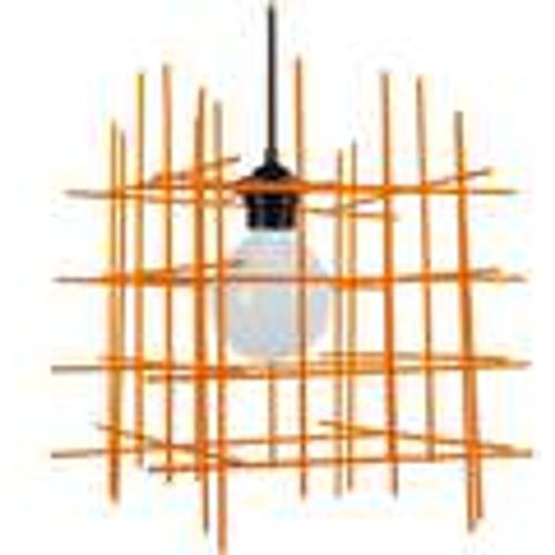 Lampadari, sospensioni e plafoniere Lampada a sospensione cuadrado metallo arancia - Tosel - Modalova
