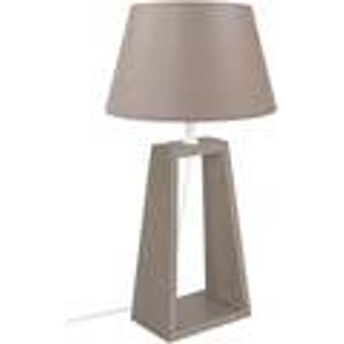 Lampade d’ufficio lampada da comodino tondo legno taupe - Tosel - Modalova