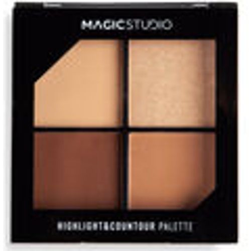 Blush & cipria Highlight Countour Palette - Magic Studio - Modalova