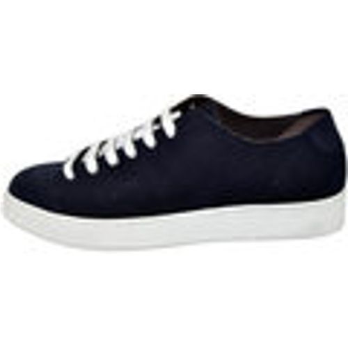 Sneakers Sneakers bassa uomo in vera pelle scamosciata lacci gomma b - Malu Shoes - Modalova