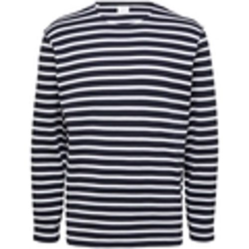 T-shirt & Polo Noos Briac Stripe L/S T-Shirt - Navy Blazer - Selected - Modalova