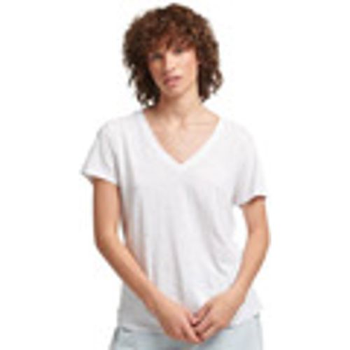 T-shirt Superdry Logo brode col v - Superdry - Modalova