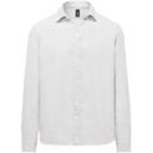 Camicia a maniche lunghe SM6402 T LI2-00 OPTIC WHITE - Bomboogie - Modalova