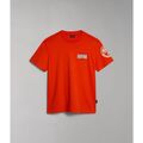T-shirt & Polo S-AMUNDSEN NP0A4H6B-R05 CHERRY RED - Napapijri - Modalova