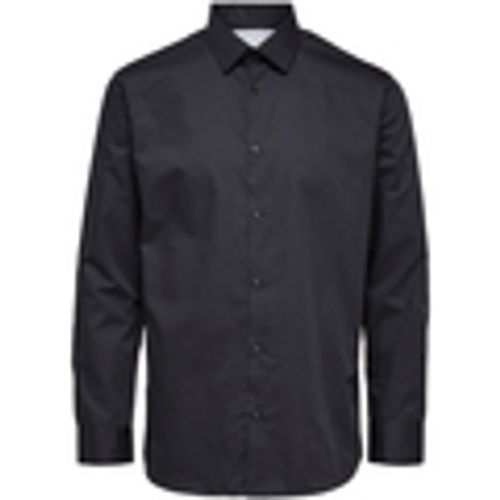 Camicia Regethan Classic Overhemd Zwart - Selected - Modalova