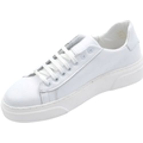 Sneakers Scarpa sneakers bassa uomo basic vera pelle liscia bianca linea - Malu Shoes - Modalova