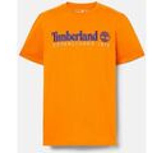 T-shirt & Polo TB0A6SE1 SS EST. 1973 CREW TEE-ED1 DARK CHEDDAR - Timberland - Modalova