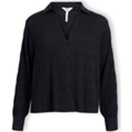 Camicetta Stina Shirt L/S - Black - Object - Modalova