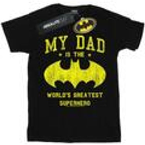 T-shirts a maniche lunghe Batman My Dad Is A Superhero - Dc Comics - Modalova
