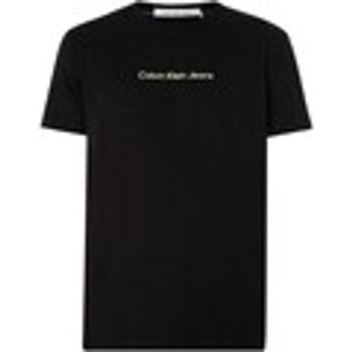 T-shirt T-shirt con logo specchiato sul retro - Calvin Klein Jeans - Modalova