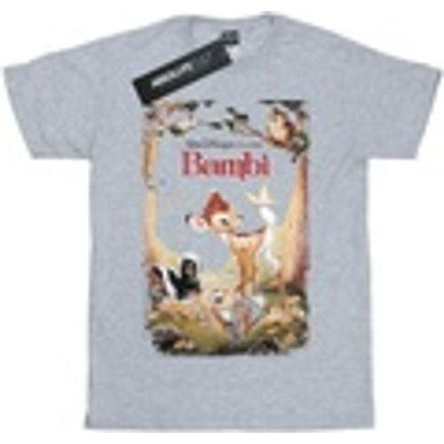 T-shirts a maniche lunghe Bambi Retro Poster - Disney - Modalova