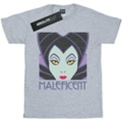 T-shirts a maniche lunghe Maleficent Cropped Head - Disney - Modalova