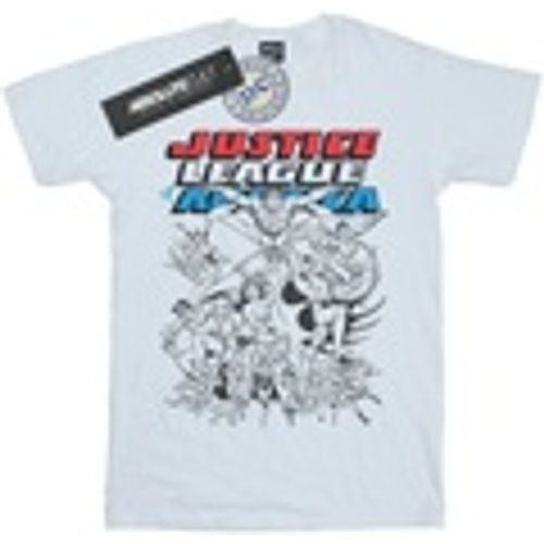 T-shirts a maniche lunghe Justice League Mono Action Pose - Dc Comics - Modalova