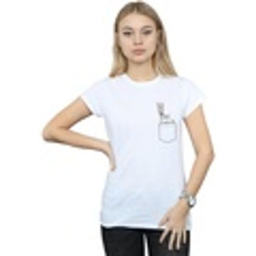 T-shirts a maniche lunghe Bugs Bunny Faux Pocket - Dessins Animés - Modalova