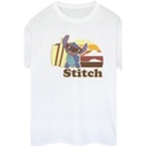 T-shirts a maniche lunghe Lilo And Stitch Bitten Surfboard - Disney - Modalova