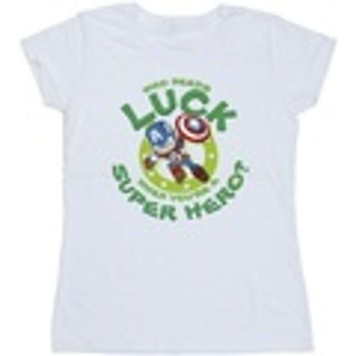 T-shirts a maniche lunghe St Patrick's Day Captain America Luck - Marvel - Modalova