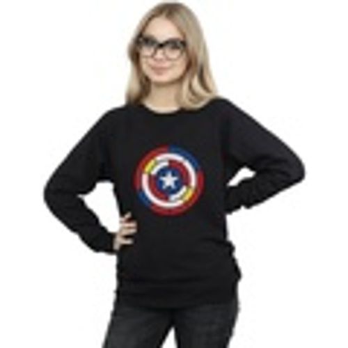 Felpa Captain America Stained Glass Shield - Marvel - Modalova