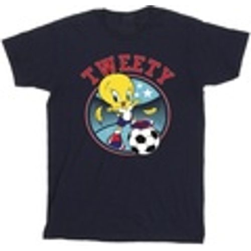 T-shirts a maniche lunghe Tweety Football Circle - Dessins Animés - Modalova