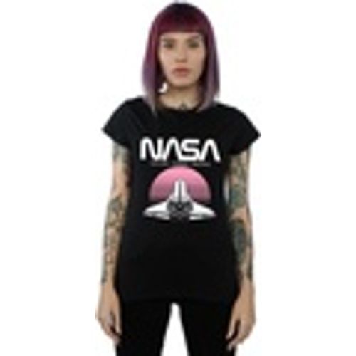 T-shirts a maniche lunghe Space Shuttle Sunset - NASA - Modalova