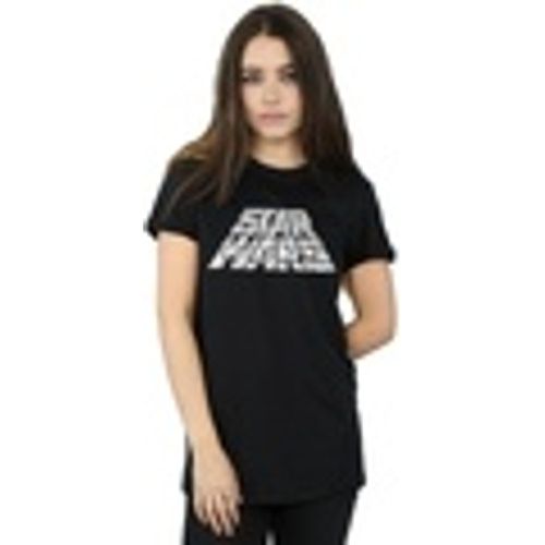 T-shirts a maniche lunghe Trooper Filled Logo - Star Wars The Rise Of Skywalker - Modalova