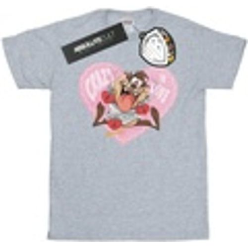 T-shirts a maniche lunghe Taz Valentine's Day Crazy In Love - Dessins Animés - Modalova