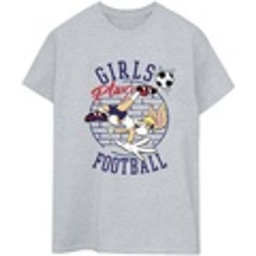 T-shirts a maniche lunghe Lola Bunny Girls Play Football - Dessins Animés - Modalova