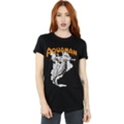 T-shirts a maniche lunghe Aquaman Mono Action Pose - Dc Comics - Modalova