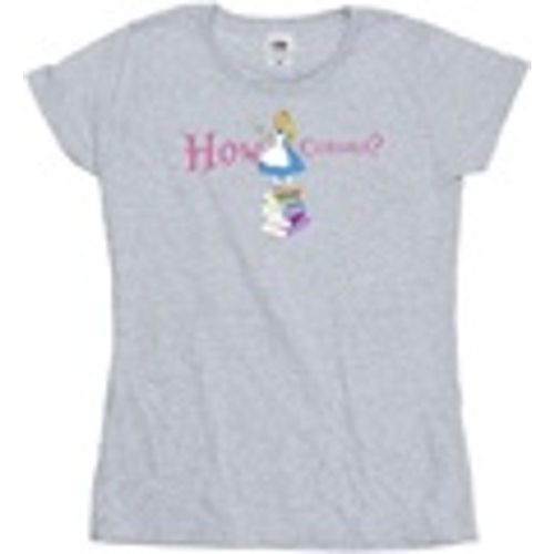 T-shirts a maniche lunghe Alice In Wonderland How Curious - Disney - Modalova